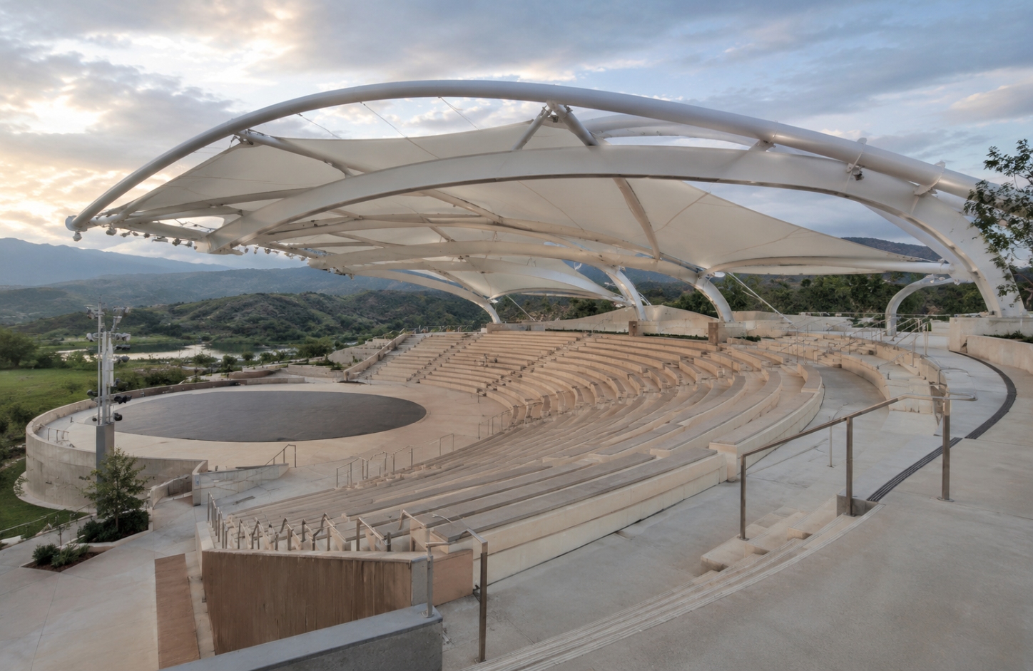 Auditorium and stadium tensile structure sheds Auditoriums & Amphitheatres-5