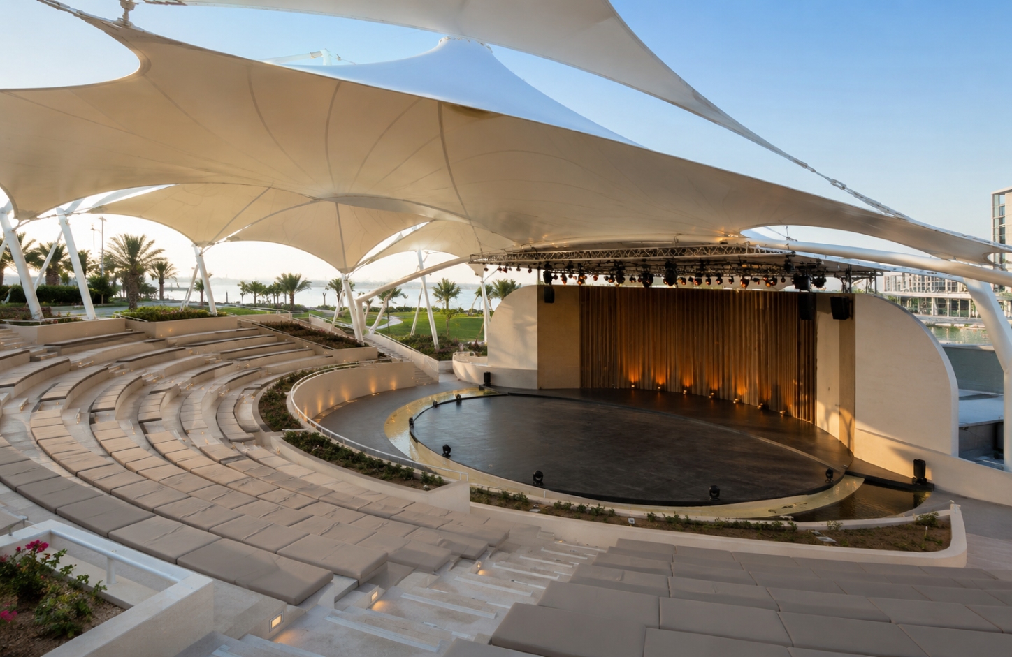 Auditorium and stadium tensile structure sheds Auditoriums & Amphitheatres-6