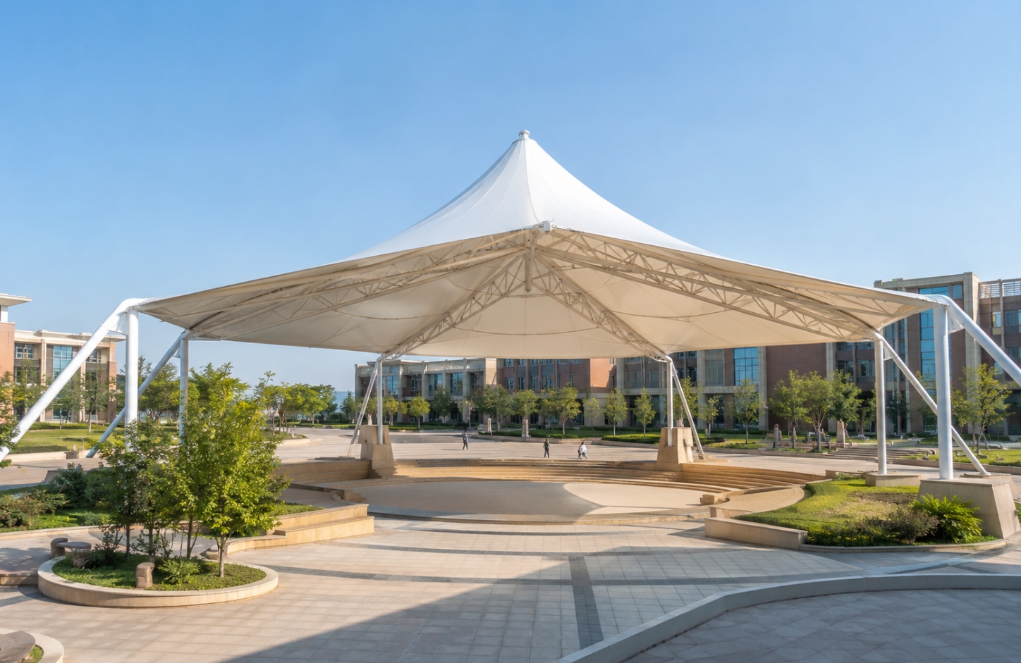 Auditorium and stadium tensile structure sheds Institutional Event Spaces-3