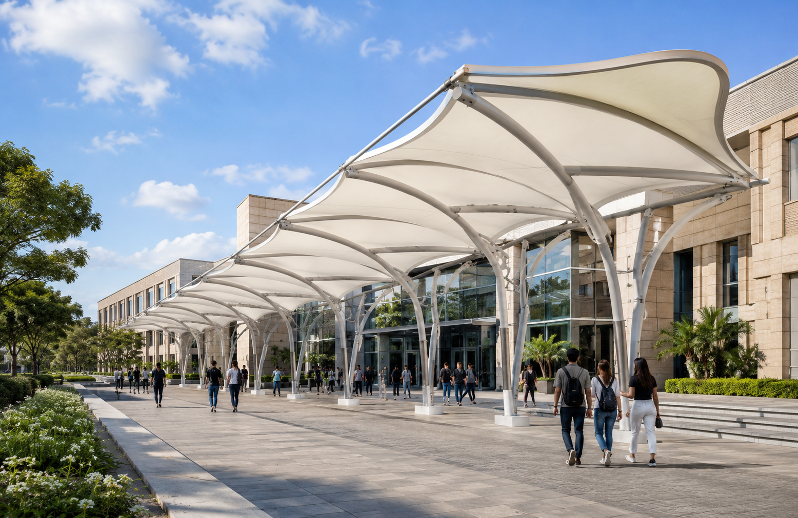 Entrance canopy Hotels, Hospitals & Institutions-1
