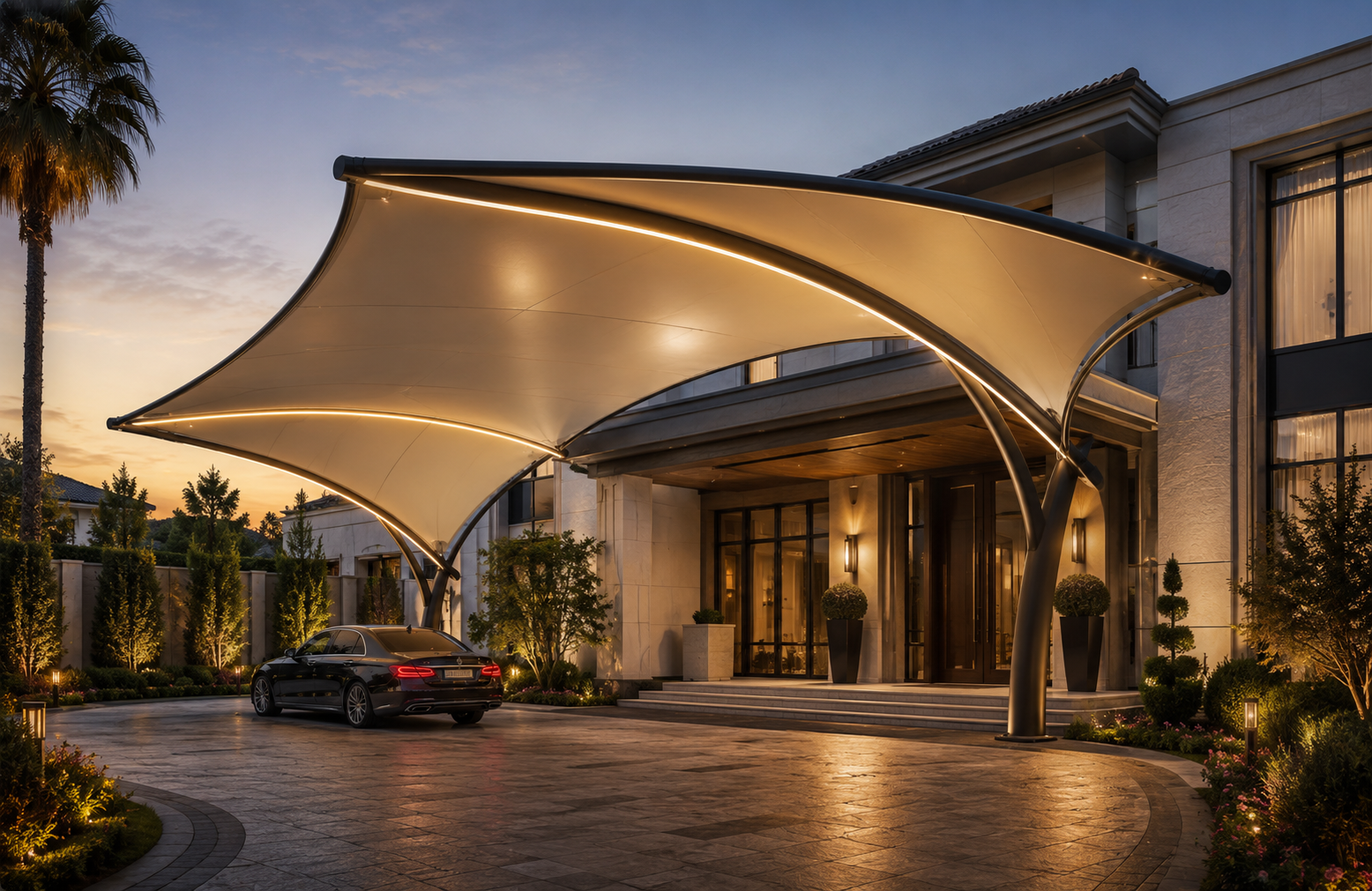 Entrance canopy Residential Homes & Villas-1