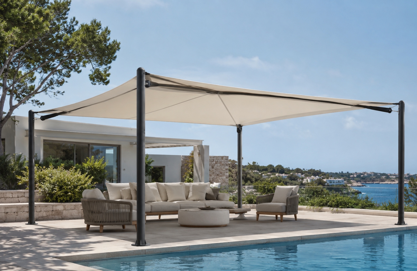 Gazebo structures APPLICATIONS Poolside Areas-1