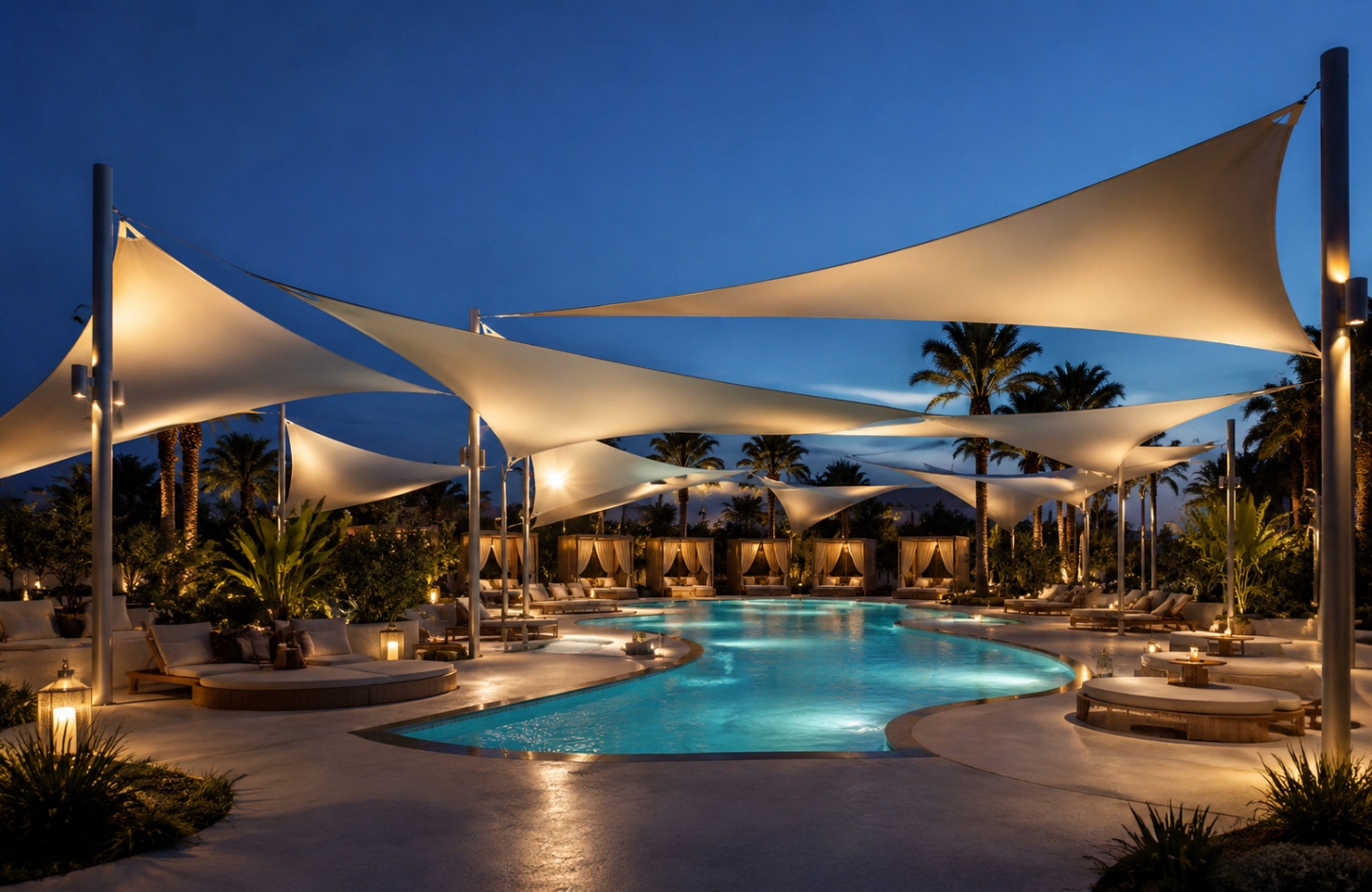 SWIMMING POOL TENSILE COVERSHospitality Properties-1