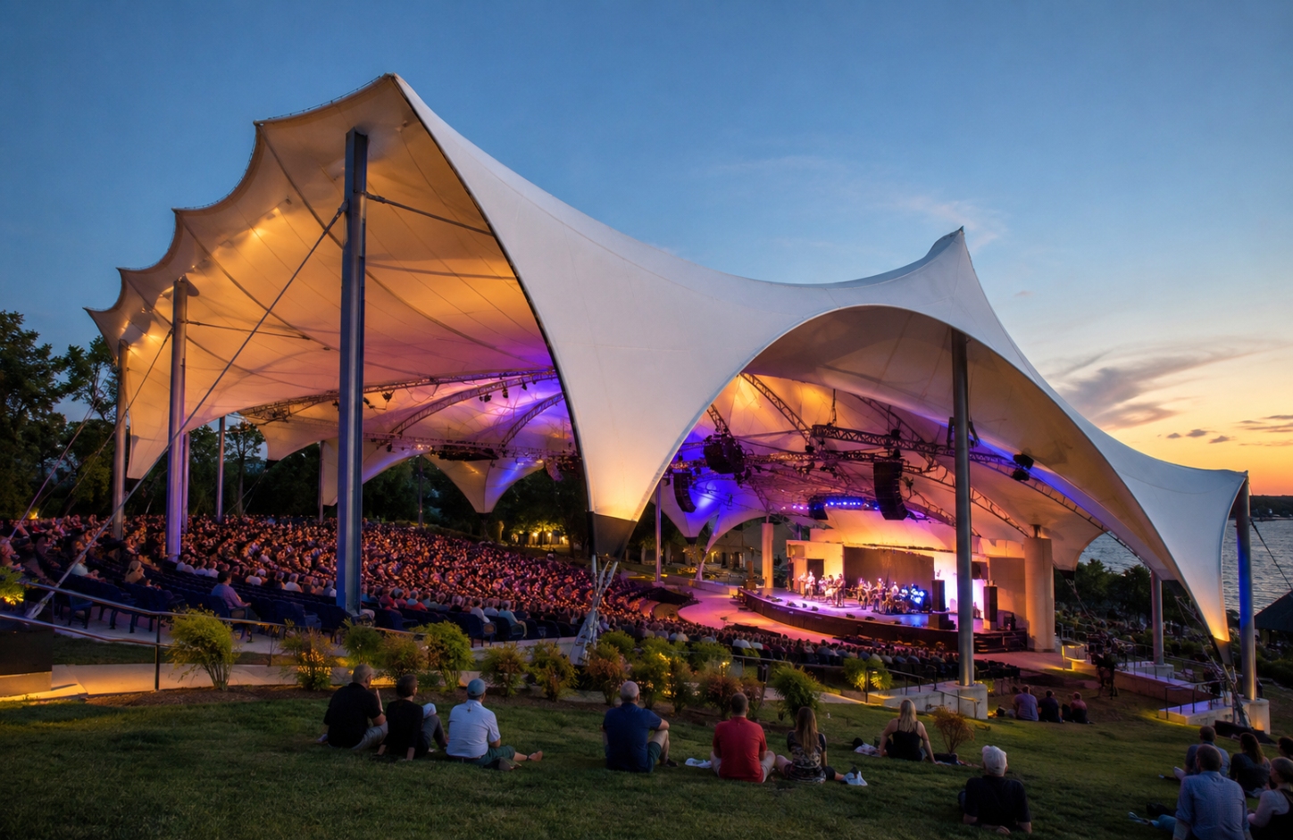 Tensile membrane structures APPLICATIONS Event & Gathering Spaces-2