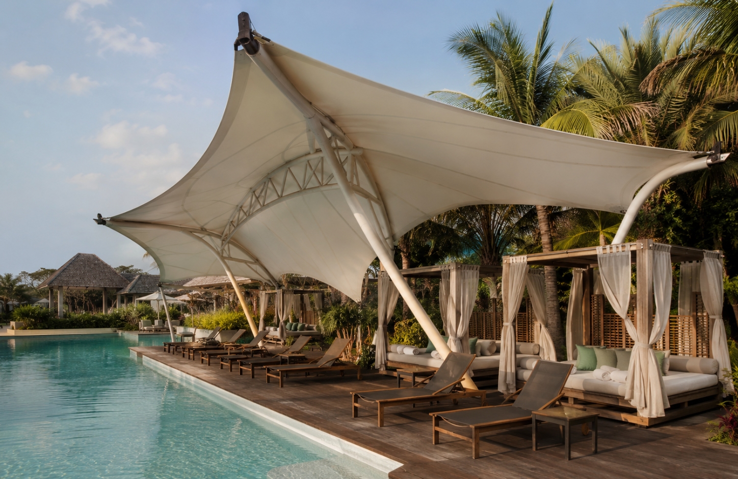 Tensile membrane structures APPLICATIONS Hospitality Projects-2