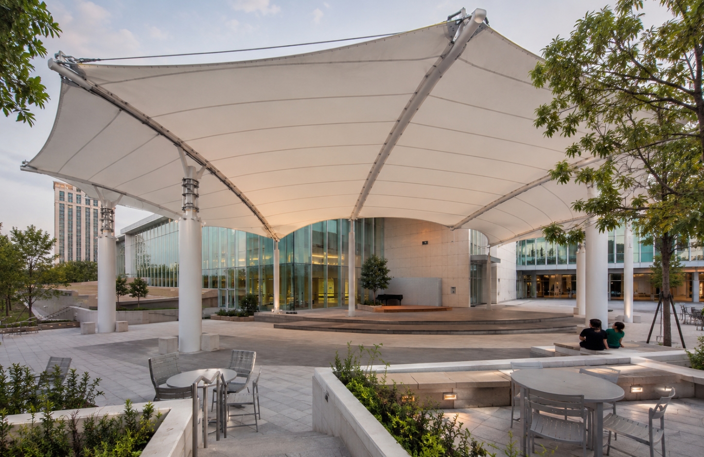 Tensile membrane structures APPLICATIONS Institutional & Public Areas-3